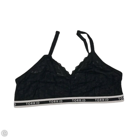 Bralette By Torrid In Black, Size: 3x