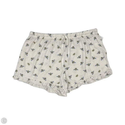 Pajama Pants By Clothes Mentor In White, Size: 1x