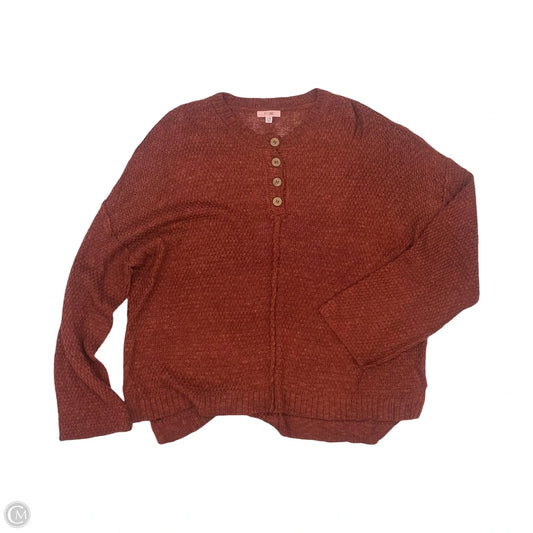 Sweater By Ps Kate In Orange, Size: 2x