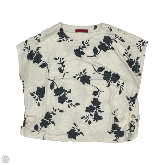 Top Sleeveless By Clothes Mentor In Black & Cream, Size: 3x