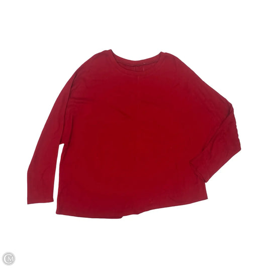 Top Long Sleeve By Clothes Mentor In Red, Size: 2x