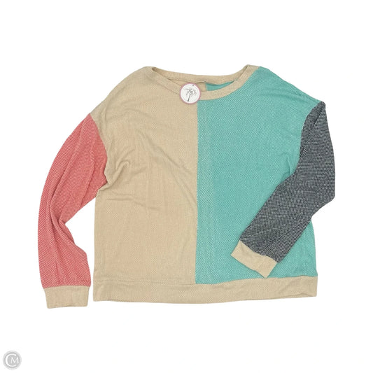 Top Long Sleeve By Haptics In Multi-colored, Size: 2x