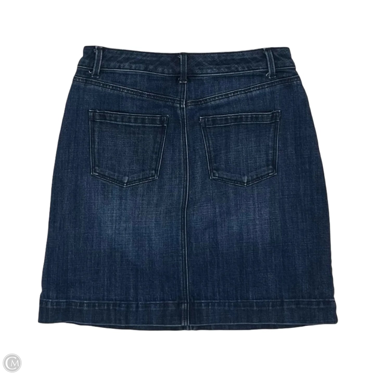 Skirt Mini & Short By Talbots In Blue Denim, Size: 2
