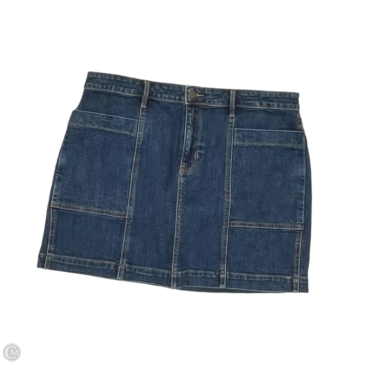 Skirt Mini & Short By Old Navy In Blue Denim, Size: 14