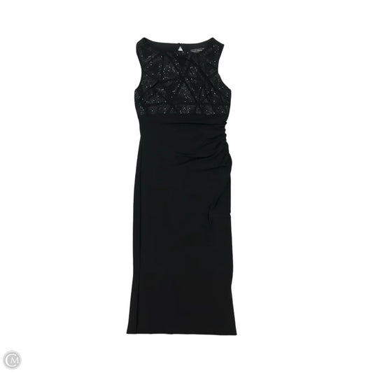 Dress Party Long By Jessica Howard In Black, Size: 8