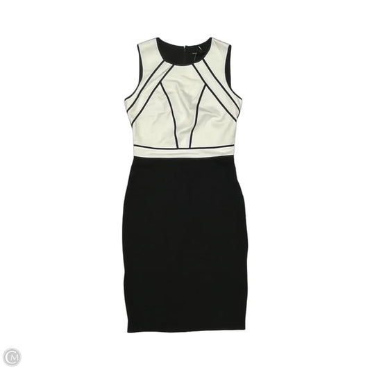 Dress Work By White House Black Market In Black & White, Size: 0