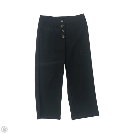 Pants Cropped By Loft In Black, Size: 4p
