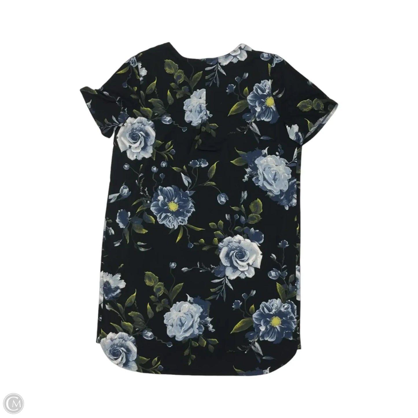 Dress Party Short By Christian Siriano In Black & Blue, Size: Xl
