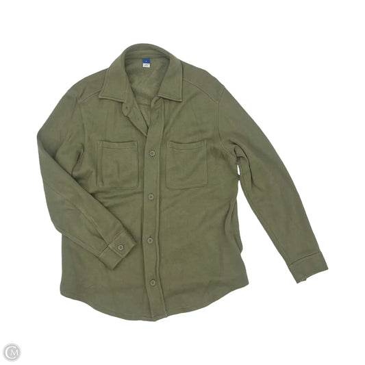 Jacket Shirt By Old Navy In Green, Size: M