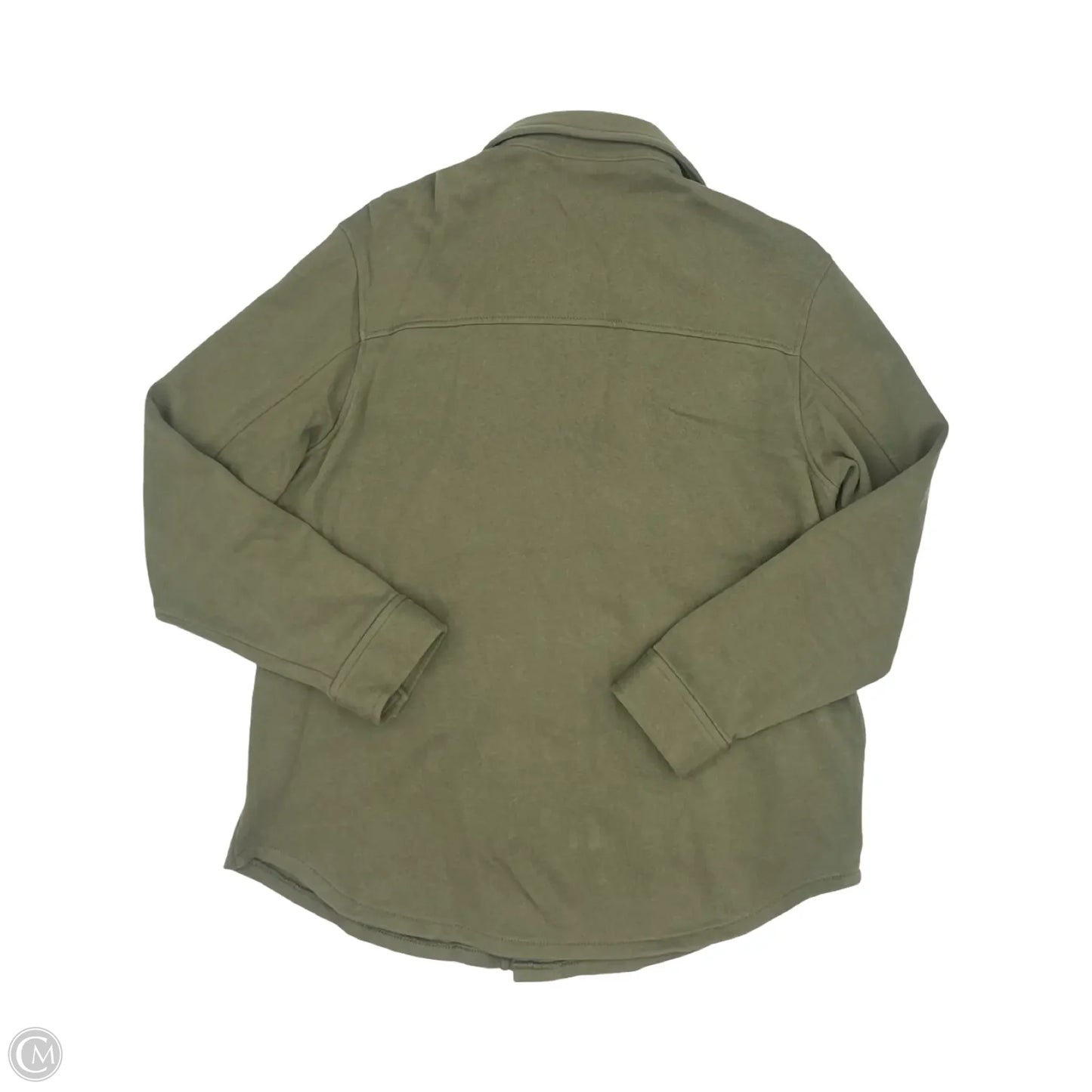 Jacket Shirt By Old Navy In Green, Size: M