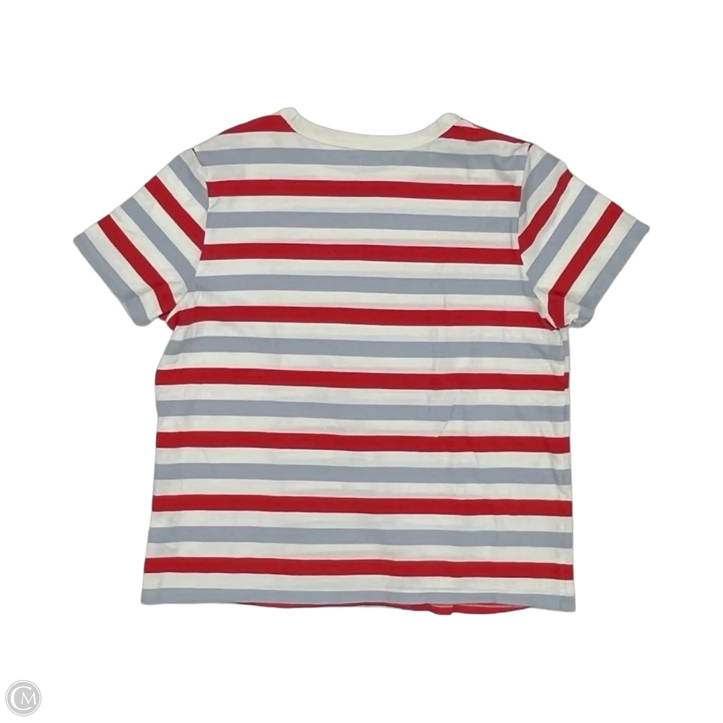 Top Short Sleeve By Old Navy In Blue & Red & White, Size: M