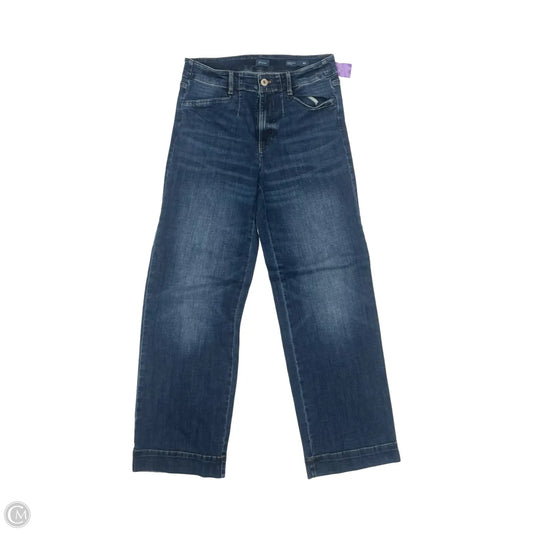 Jeans Wide Leg By J. Jill In Blue Denim, Size: 10