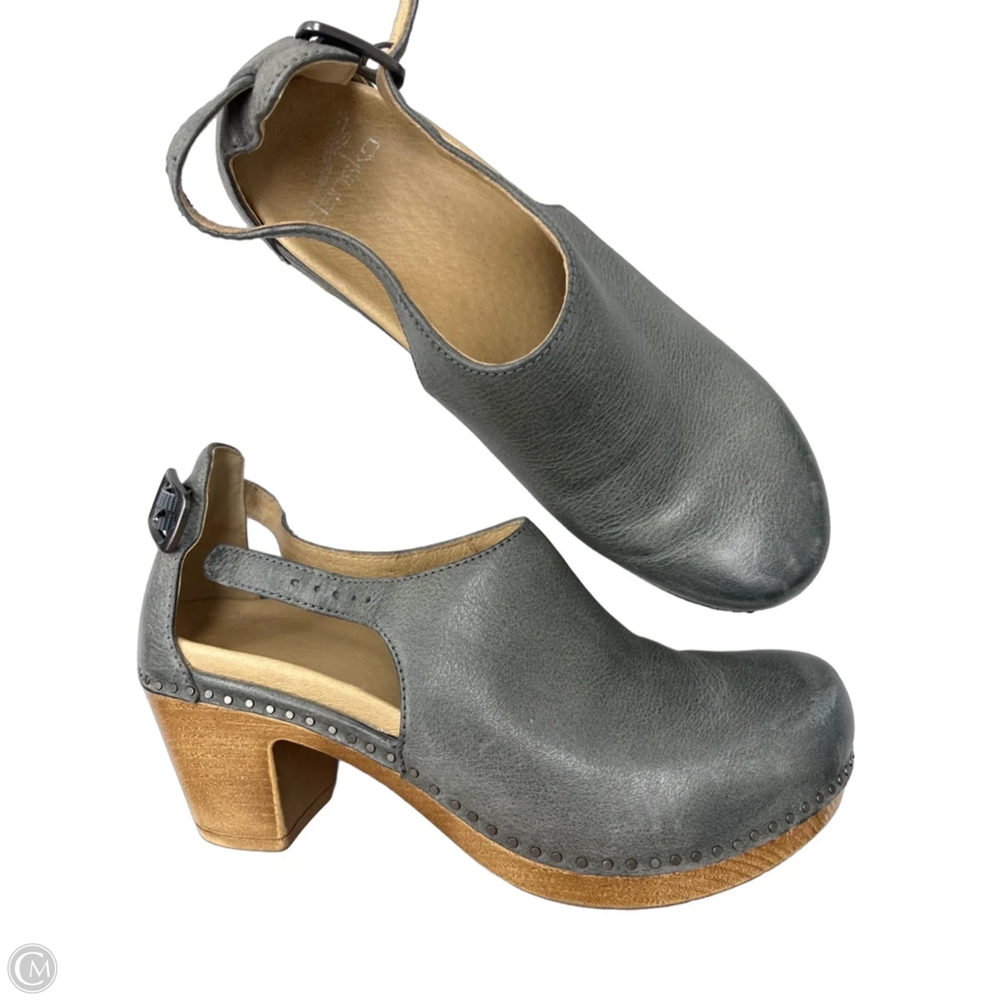 Shoes Heels Block By Dansko In Grey, Size: 7.5