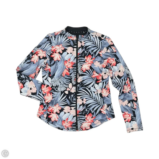 Athletic Jacket By Tommy Bahama In Floral Print, Size: Xxl