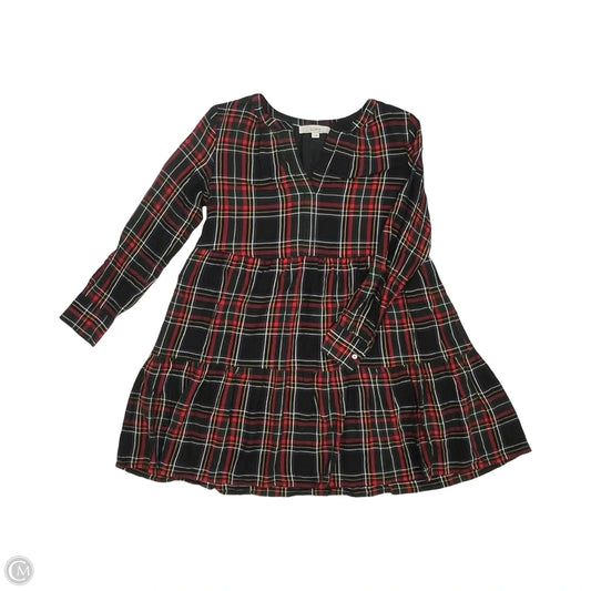 Dress Party Short By Loft In Plaid Pattern, Size: S
