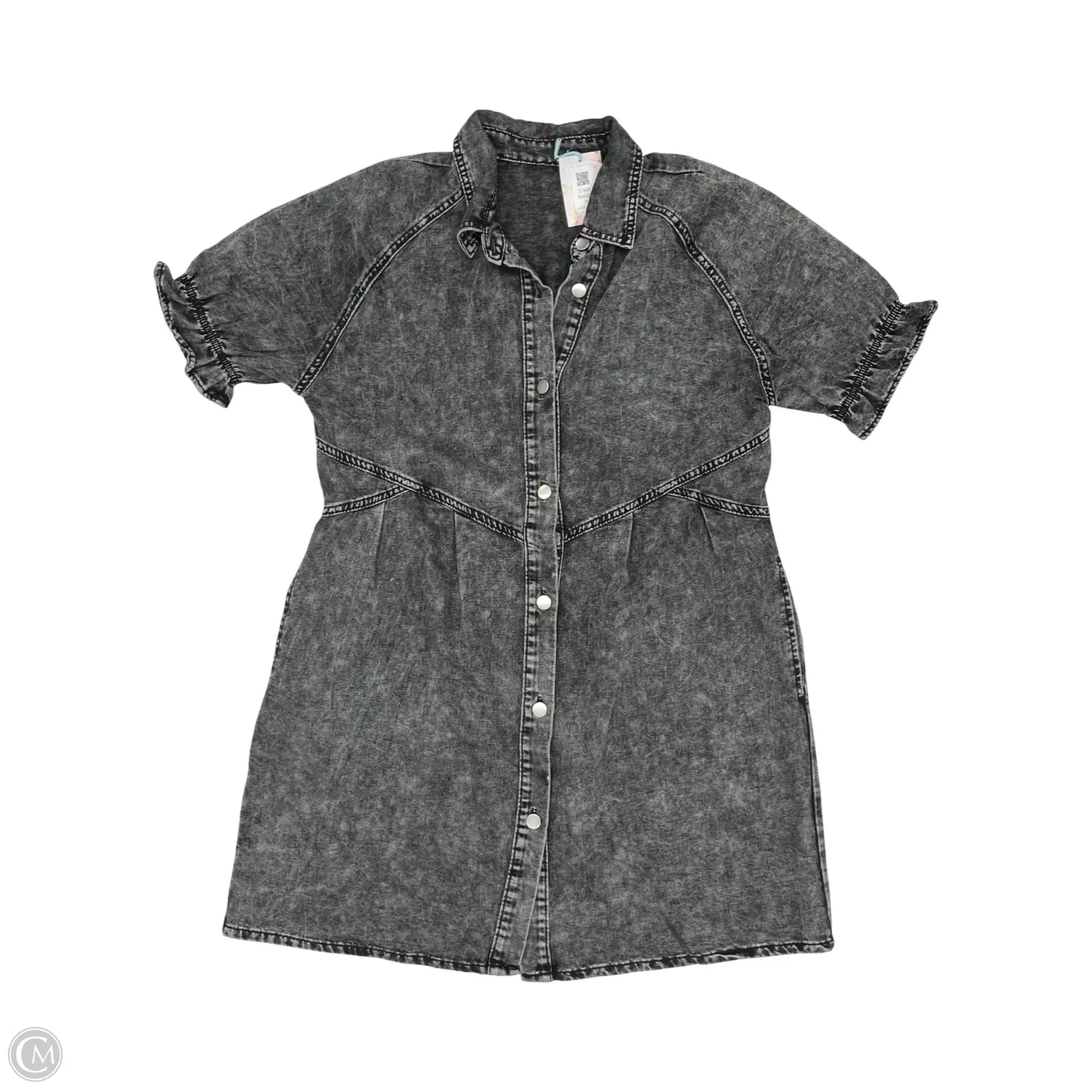 Dress Party Short By Clothes Mentor In Grey, Size: L