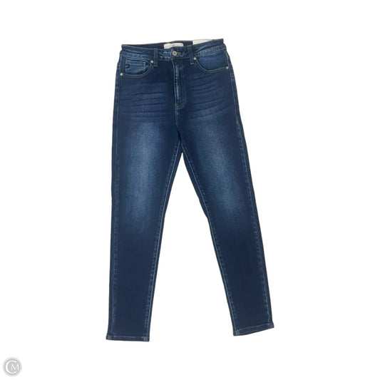 Jeans Skinny By Kancan In Blue Denim, Size: 8