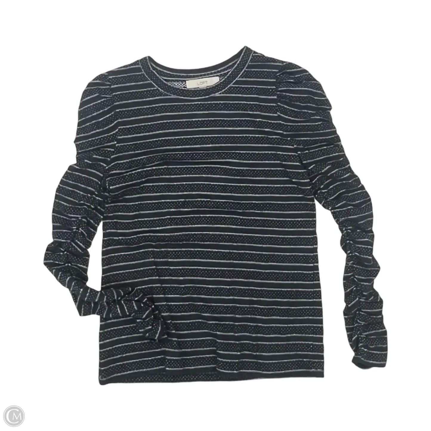 Top Long Sleeve By Loft In Blue, Size: M