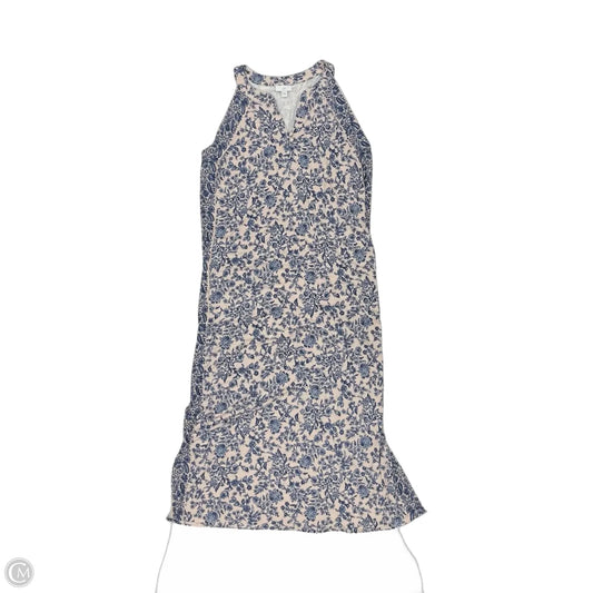 Dress Casual Maxi By J. Jill In Blue & Pink, Size: L