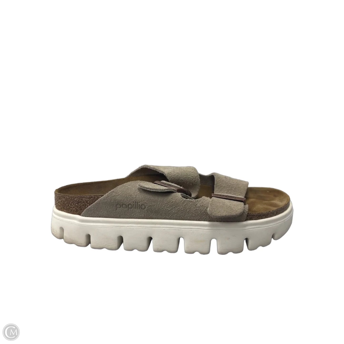 Sandals Flats By Birkenstock In Cream, Size: 9