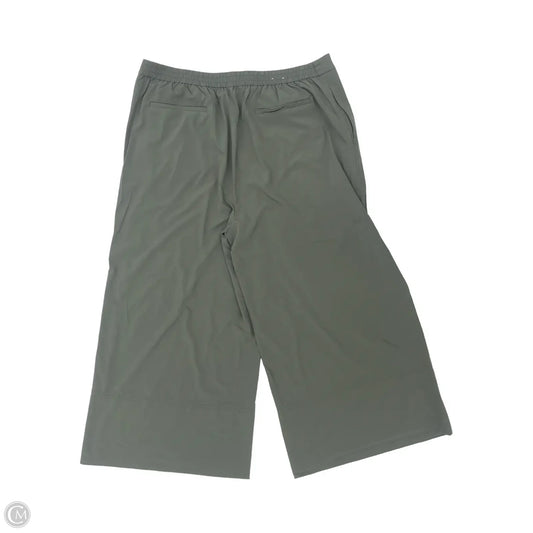 Pants Wide Leg By Banana Republic In Green, Size: Xl
