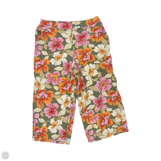 Pants Wide Leg By Lane Bryant In Floral Print, Size: 20