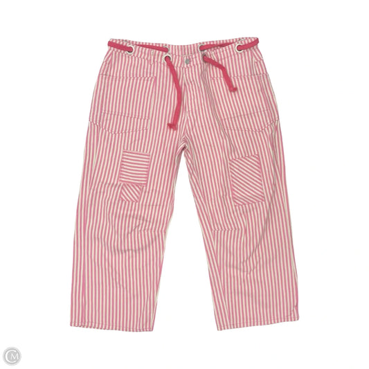 Pants Cargo & Utility By Bibi In Cream & Pink, Size: 2x