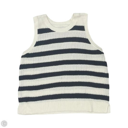 Vest Sweater By Sonoma In Black & White, Size: 2x