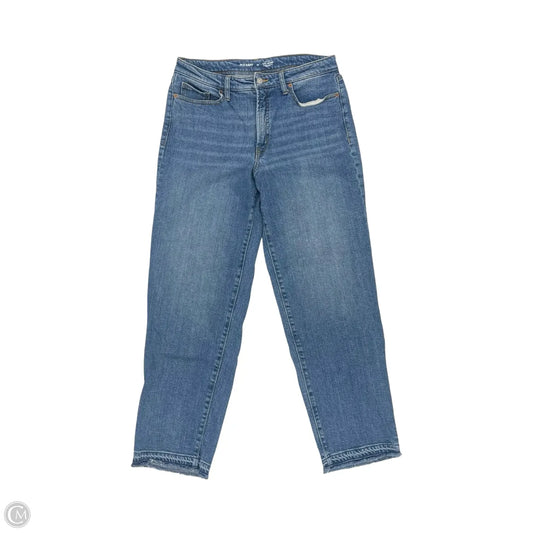 Jeans Straight By Old Navy In Blue Denim, Size: 10