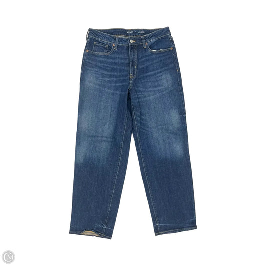 Jeans Straight By Old Navy In Blue Denim, Size: 12