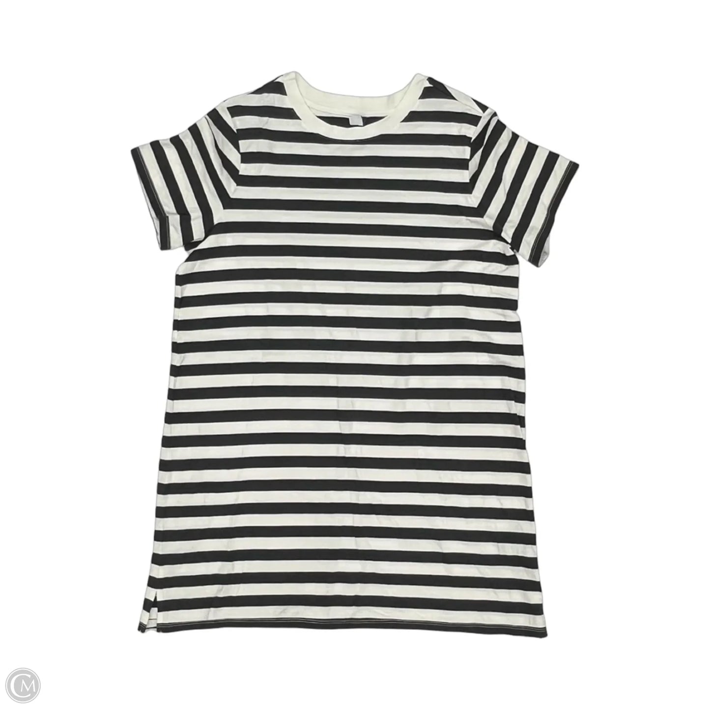 Dress Casual Short By Old Navy In Grey & White, Size: L