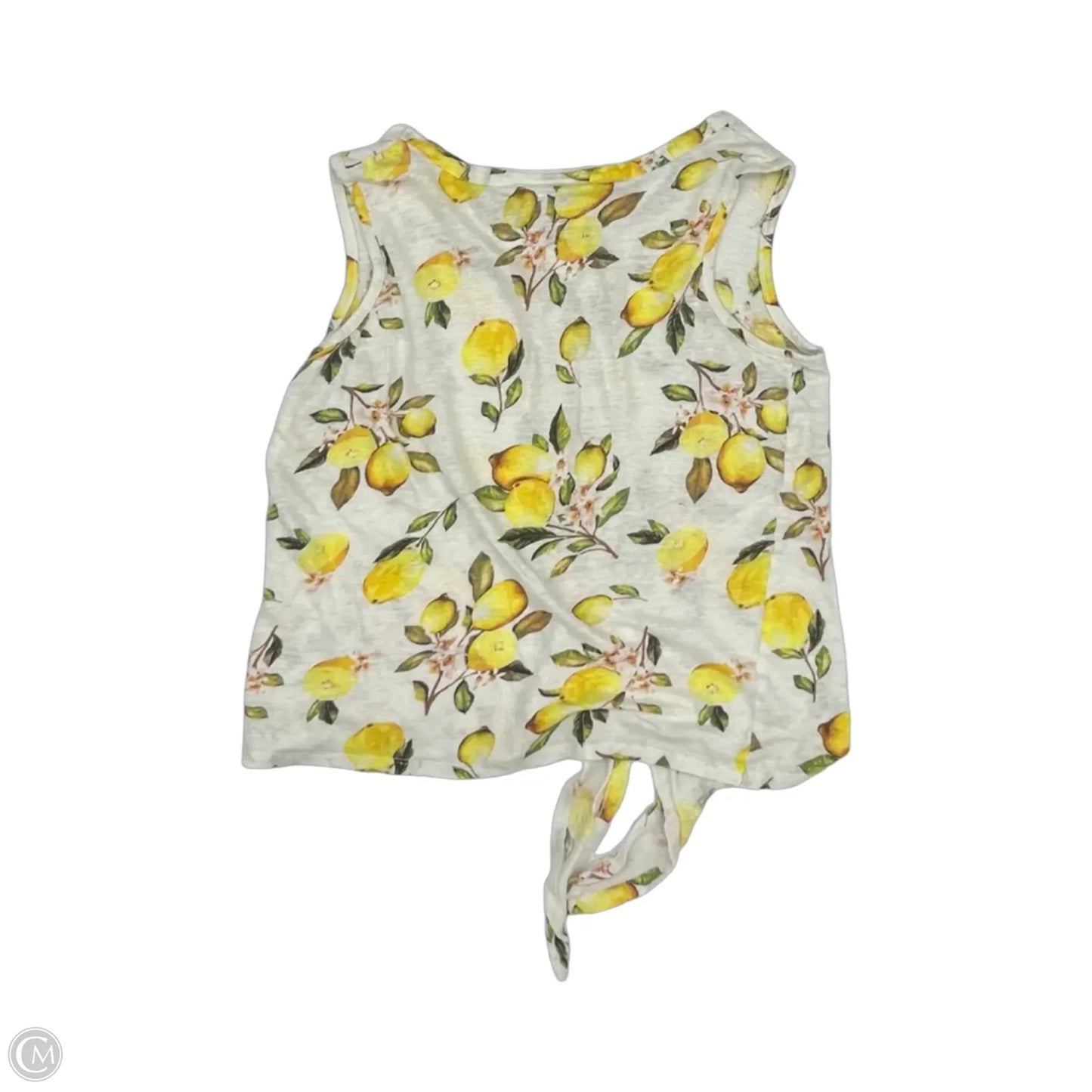 Top Sleeveless By Cynthia Rowley In Yellow, Size: S