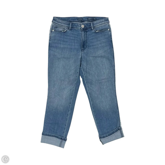 Jeans Cropped By J. Jill In Blue Denim, Size: 8