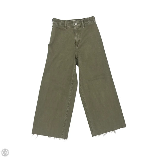Jeans Wide Leg By Universal Thread In Green Denim, Size: 2