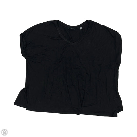 Top Short Sleeve Basic By Tahari In Black, Size: 3x