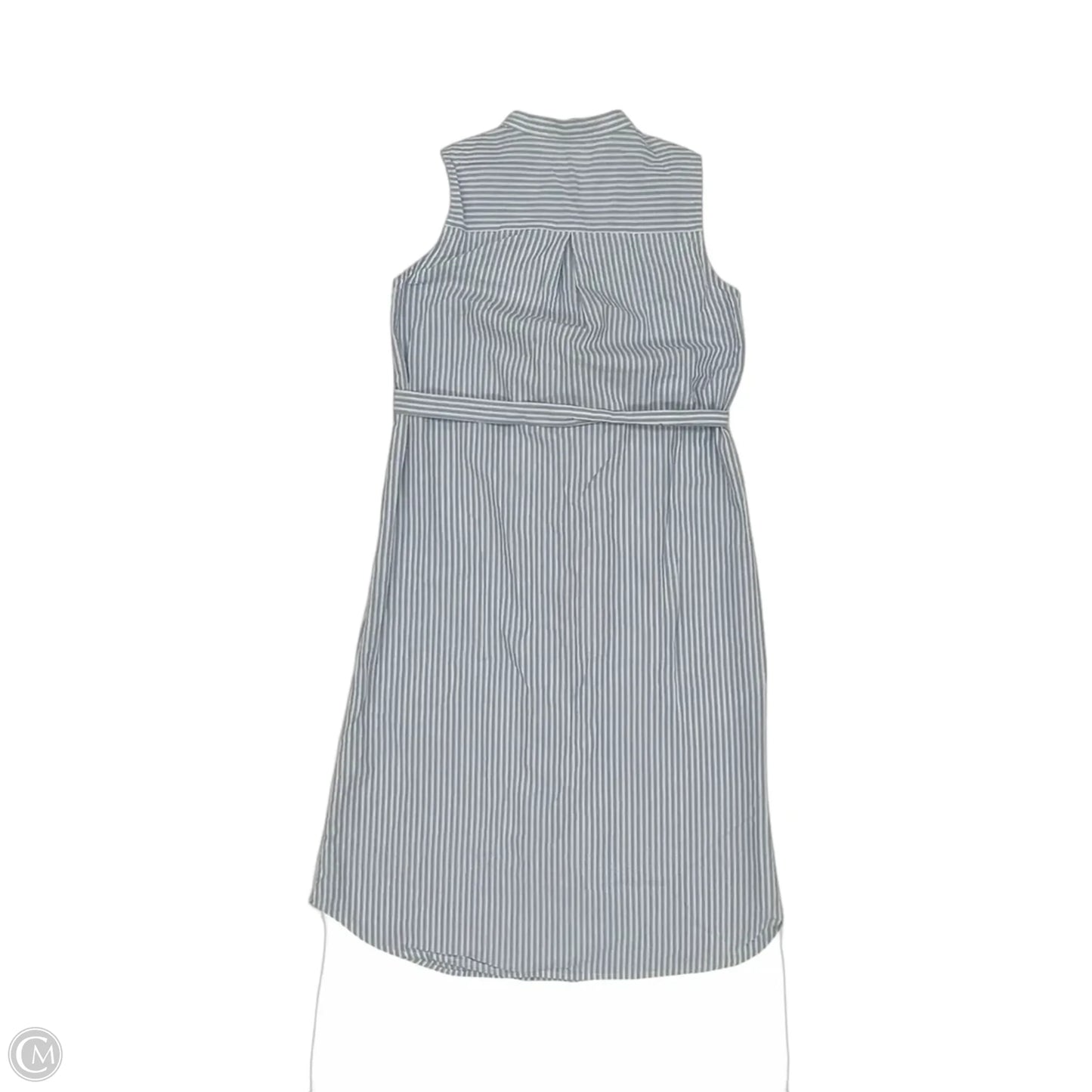 Dress Casual Midi By Vero Moda In Blue & White, Size: M