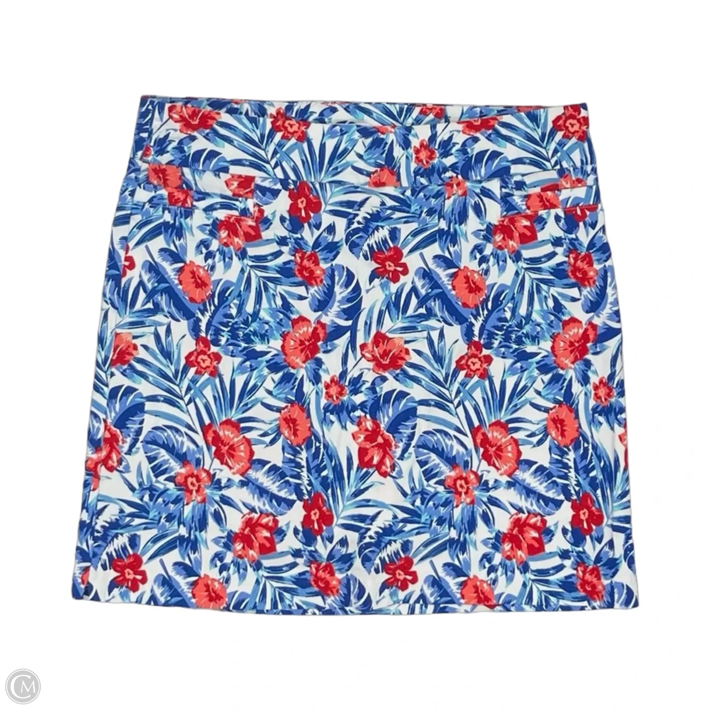 Skort By Kim Rogers In Blue & Red & White, Size: 14