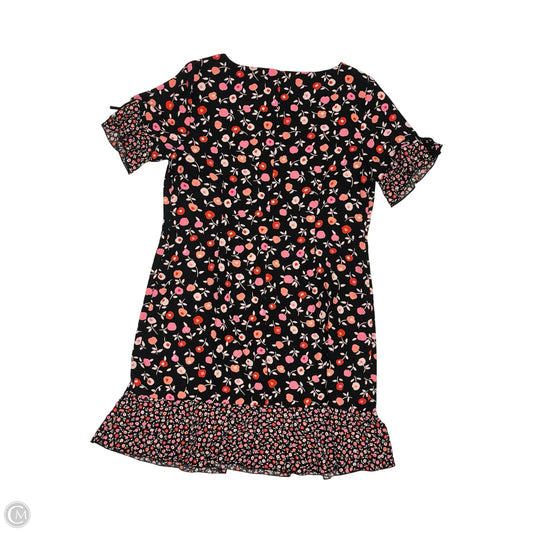 Dress Party Short By Talbots In Black & Pink, Size: 14p