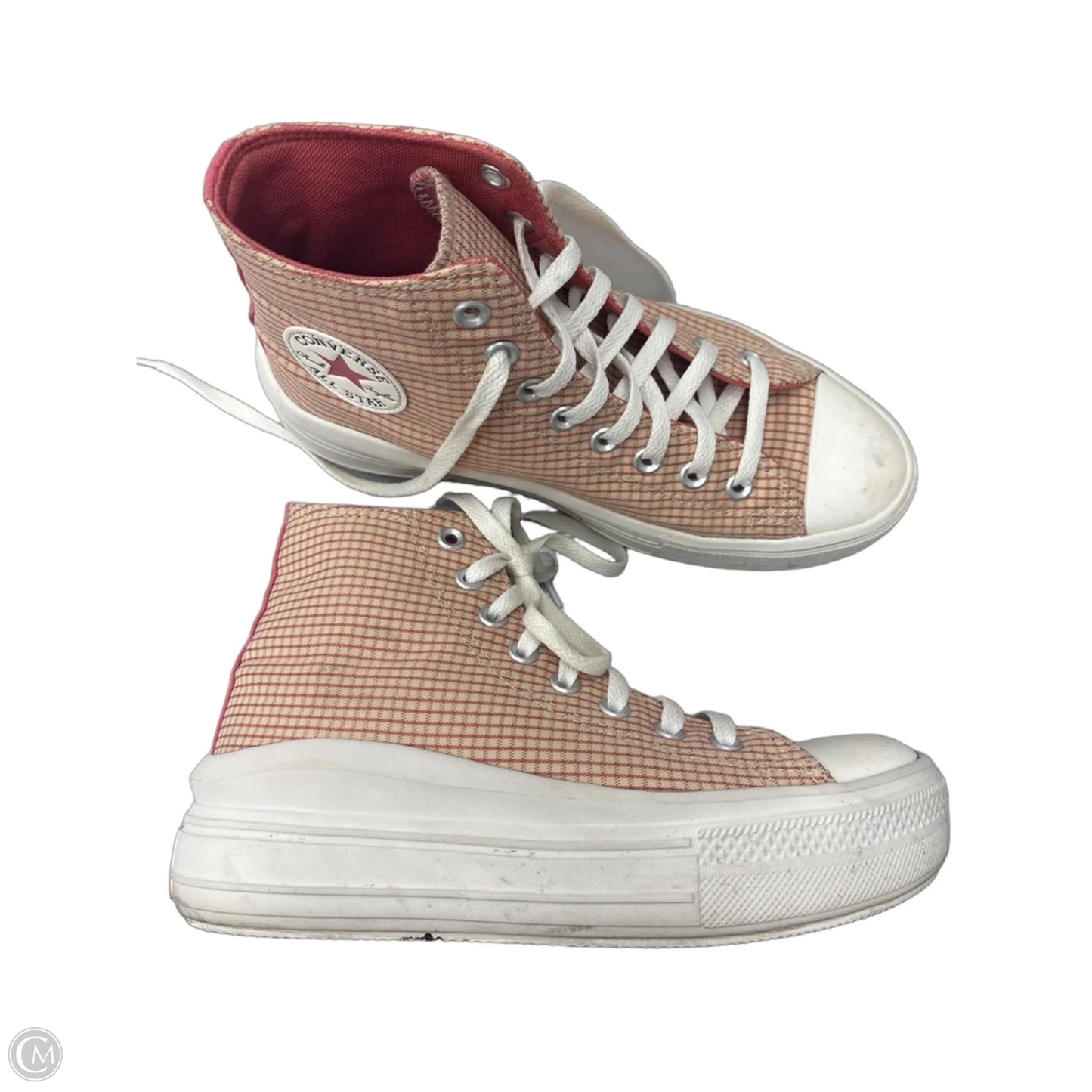 Shoes Sneakers By Converse In Pink & Yellow, Size: 9