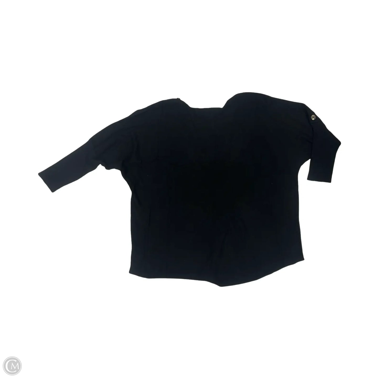 Sweater By Cable And Gauge In Black, Size: 2x