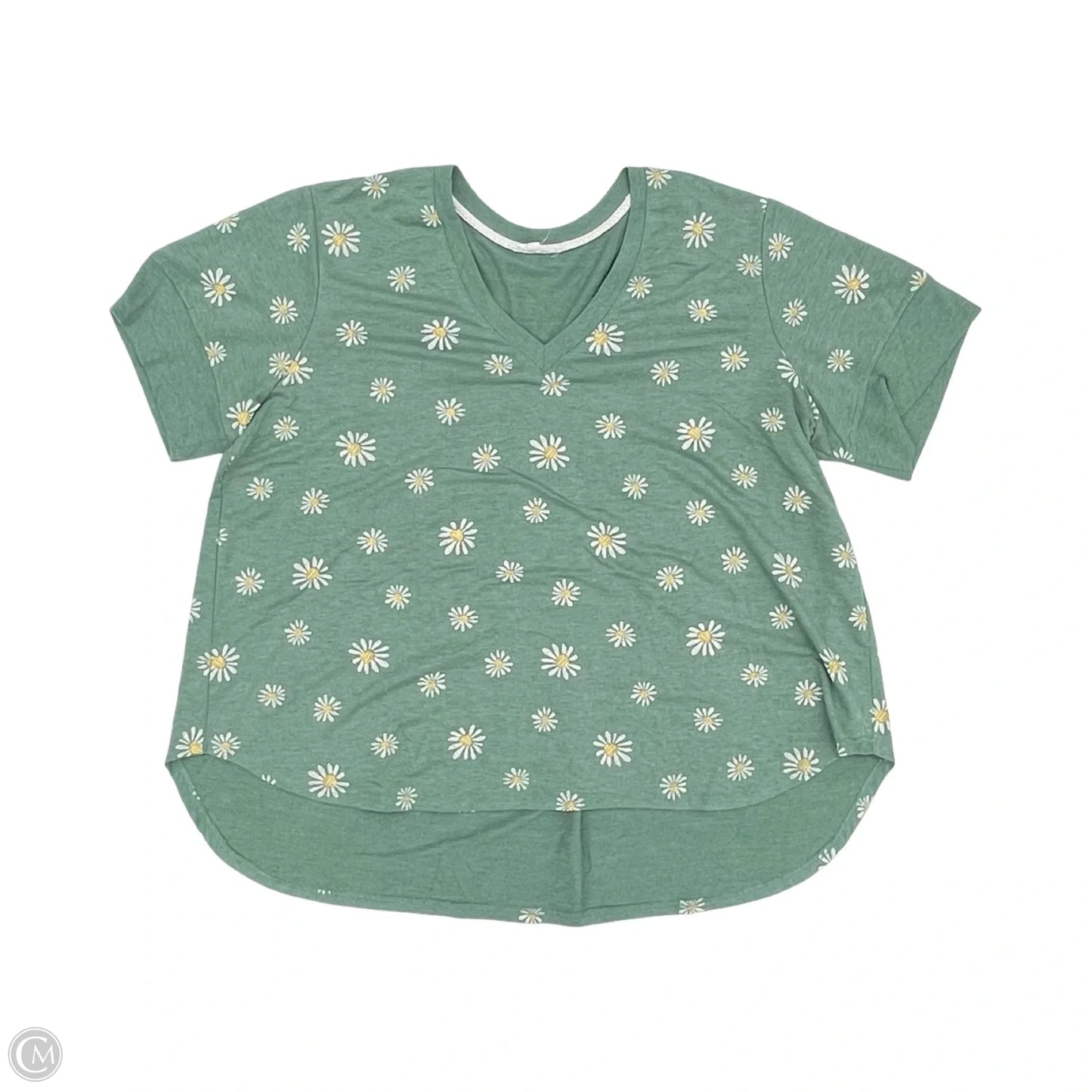 Top Short Sleeve By Jane And Delancey In Green, Size: 2x