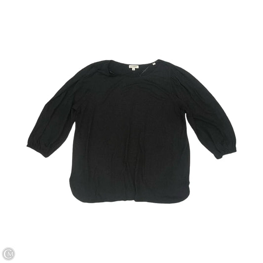 Top 3/4 Sleeve By Max Studio In Black, Size: 2x