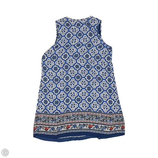 Dress Party Short By Dr2 In Blue & White, Size: M