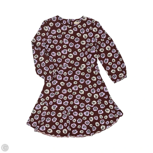 Dress Party Short By Loft In Maroon, Size: 14