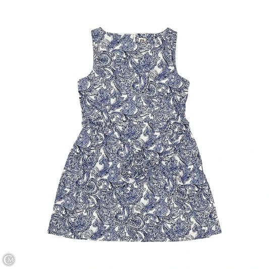 Dress Party Short By Anne Klein In Blue & White, Size: 16
