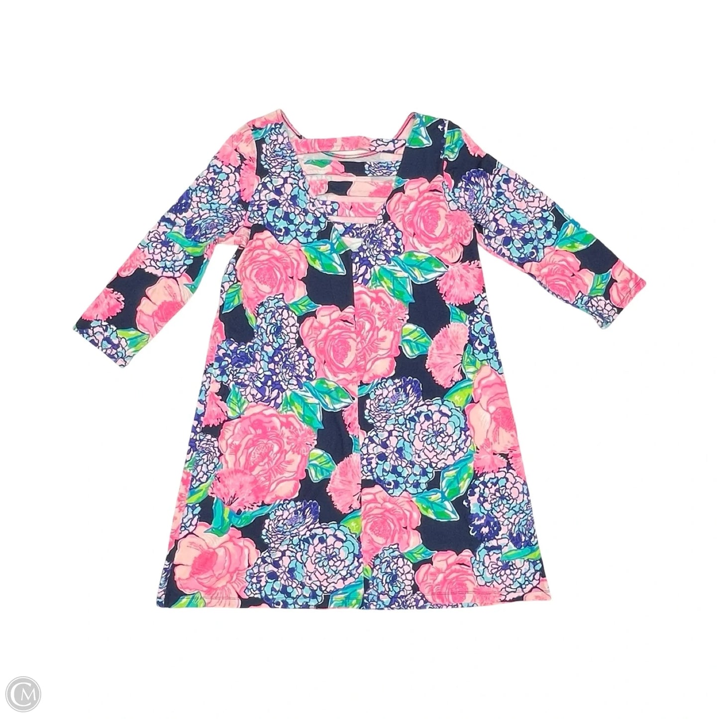Dress Designer By Lilly Pulitzer In Blue & Pink, Size: M