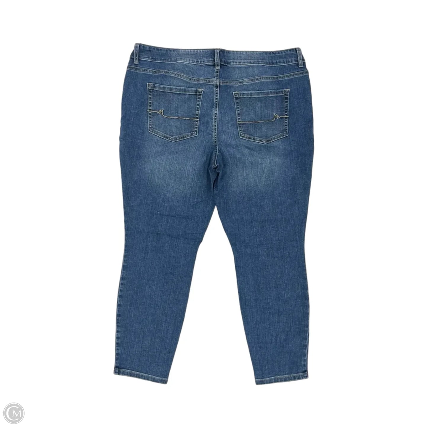 Jeans Skinny By Maurices In Blue Denim, Size: 18w