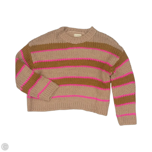 Sweater By By Together In Pink & Tan, Size: L