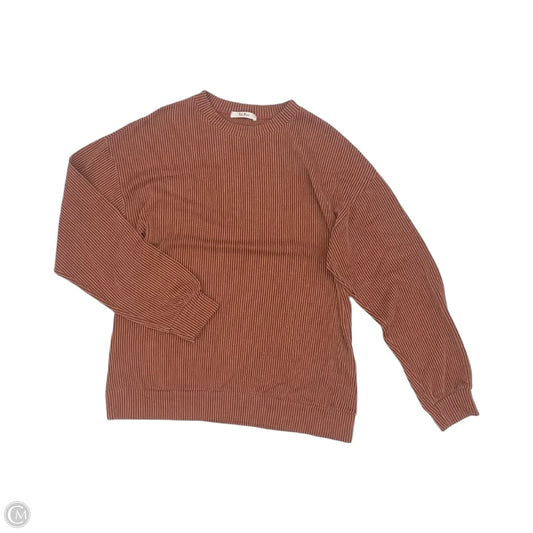 Top Long Sleeve By Tres Bien In Orange, Size: S