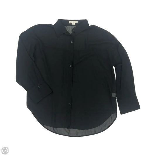 Blouse Long Sleeve By Hyfve In Black, Size: M